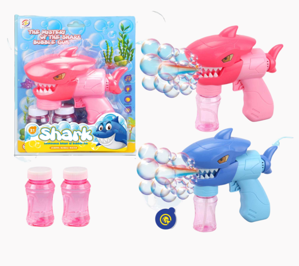 Item No.609-28  Shark Bubble Gun Toys