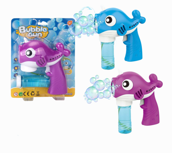 Item No.609-34 Electric Light Dolphin Bubble Gun