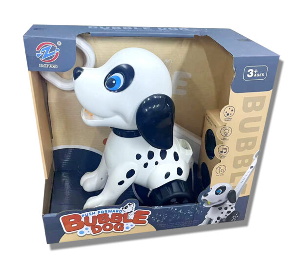 Item No.75-11 Hand Pushed Electric Light Bubble Dog