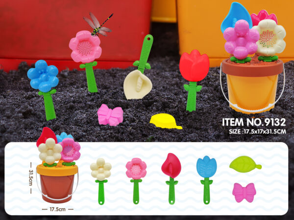 Item No.9132 10PCS Simulation Solid Color Flower Bucket